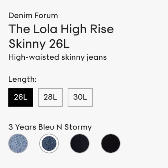 Aritzia DENIM FORUM High Rise Lola Skinny Jeans - Picture 4 of 4